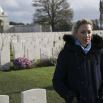 Kate at Tyne Cot